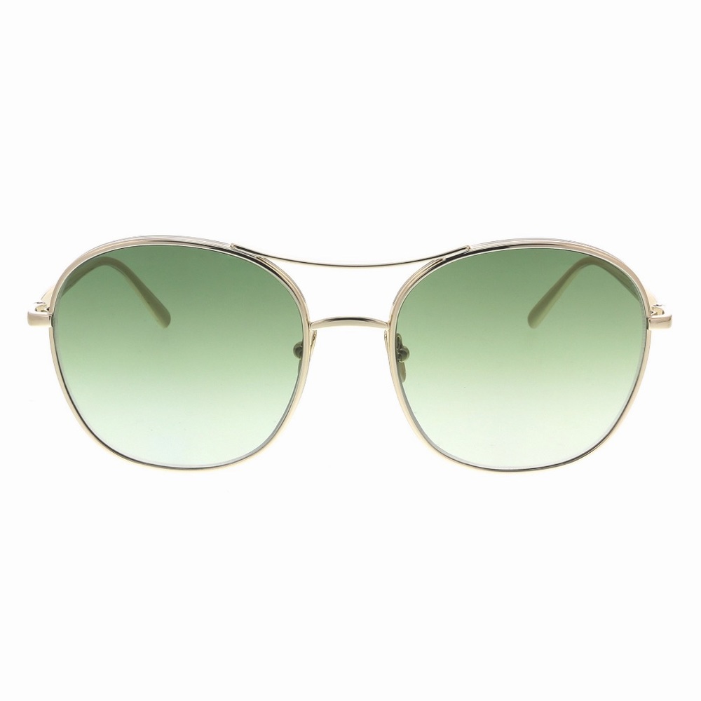 Chloe Gold Aviator Sunglasses - NWOT w/ box and case
